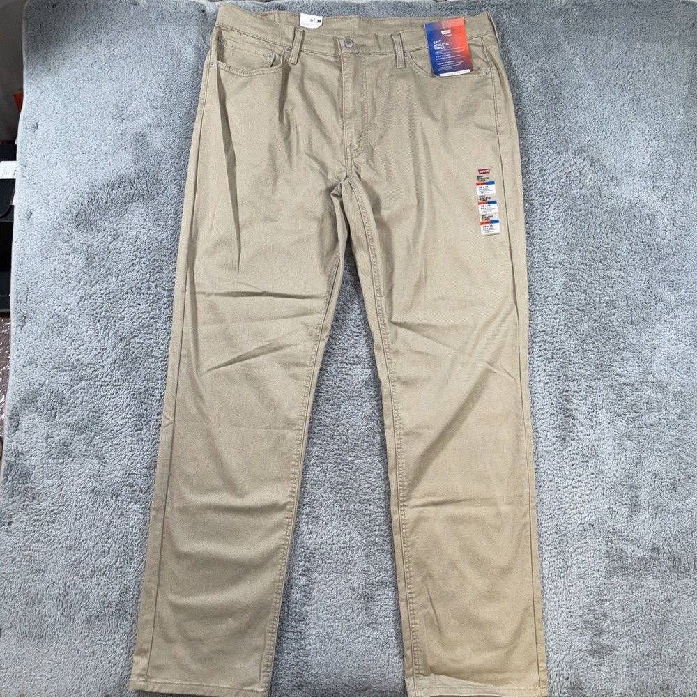 Levi's 541 Athletic-Taper Jeans 38 x 36, B&T, True Chino All Season Tech Stretch